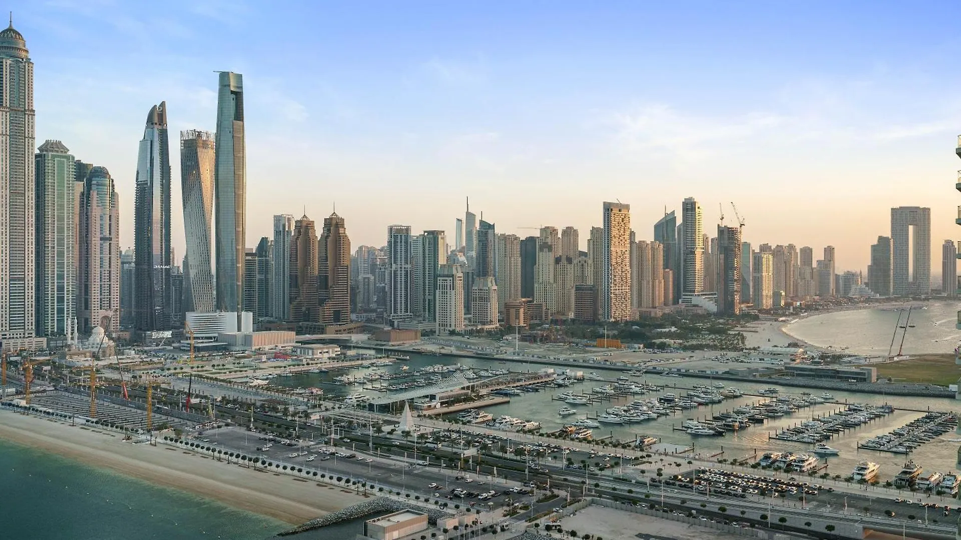 Luxurious 2Br In Beachfront With Marina Skyline View Dubai Apartment